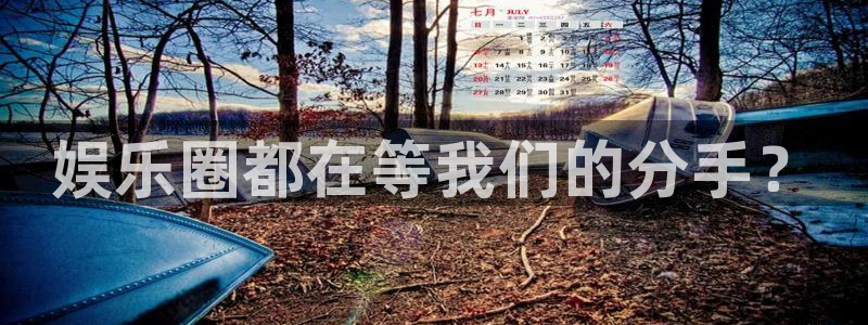 赢咖平台注册入口：娱乐圈都在等我们的分手？