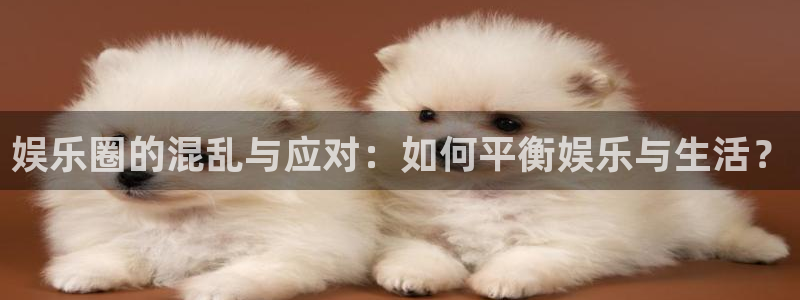赢咖体育官网：娱乐圈的混乱与应对：如何平衡娱乐与生活？
